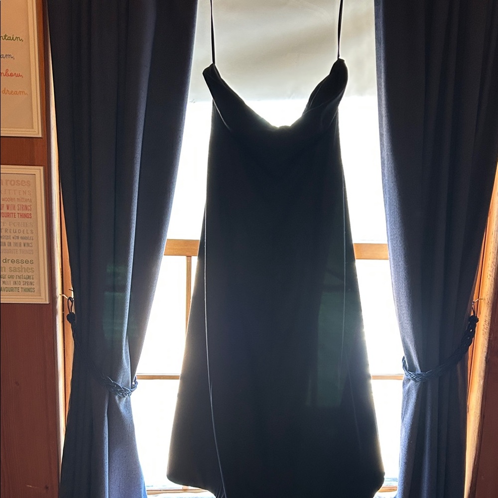 J. Crew Strapless Black Dress